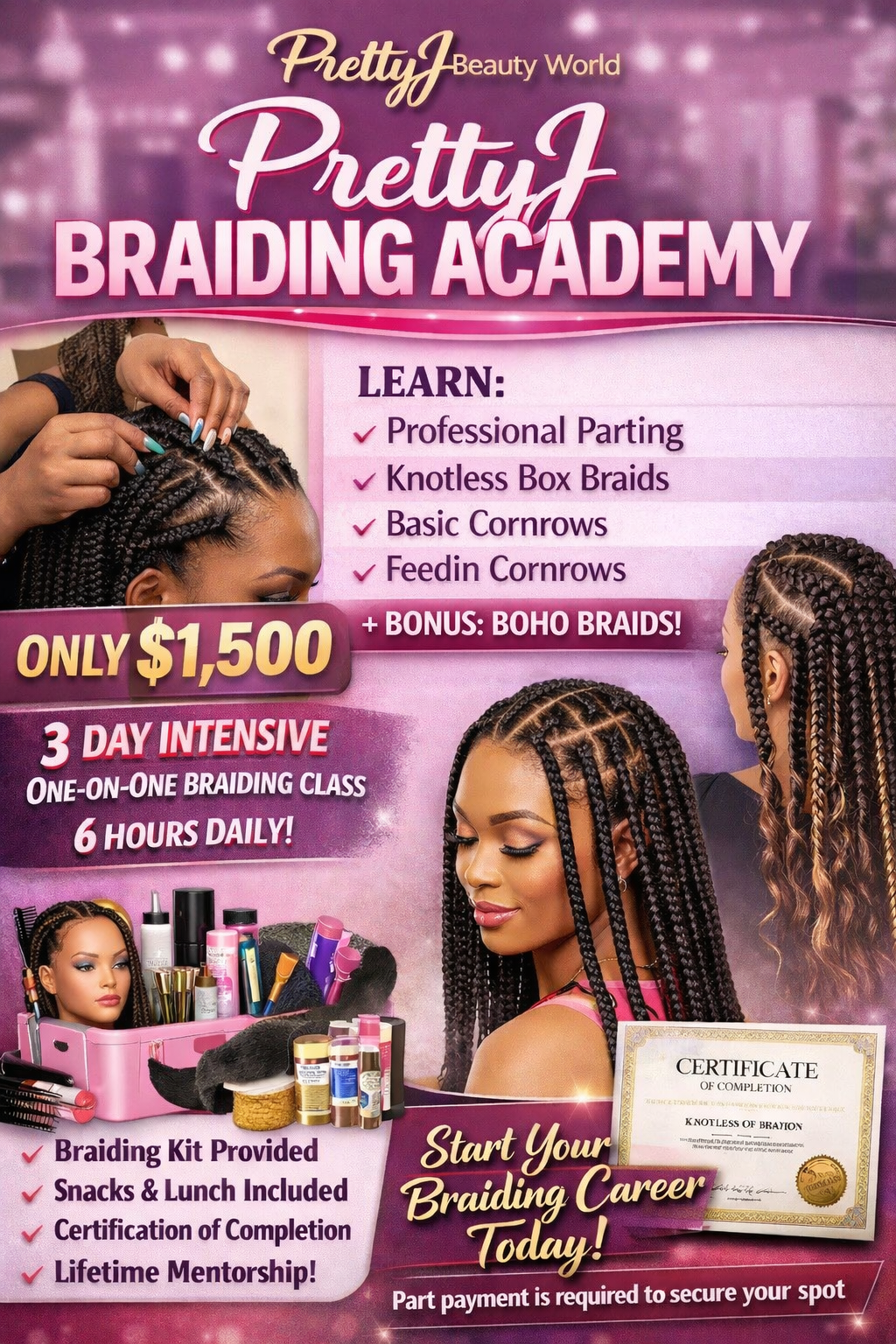 Master Braiding class